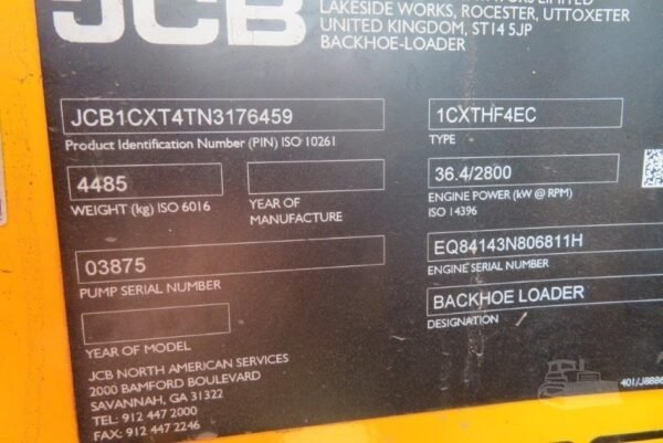 2022 JCB 1CXT - Image 3