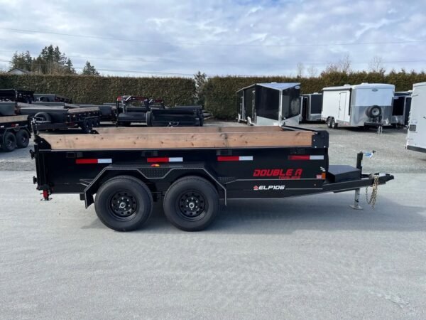 Lamar 83X16 Heavy Duty (14K) Gooseneck Dump Trailer - 6 Cylinder - Image 2