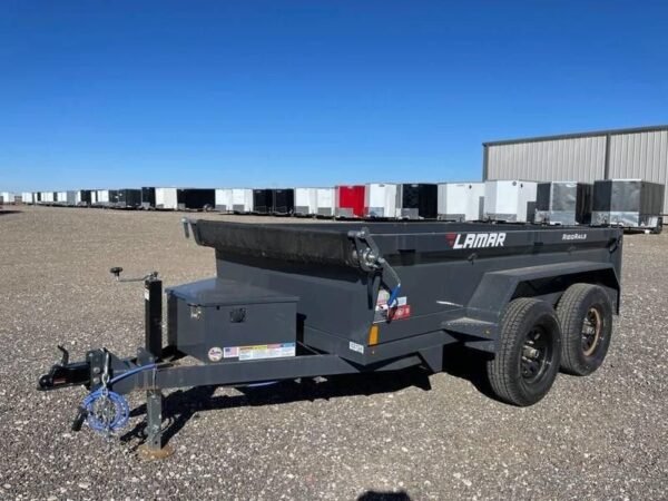 5X10 (7K) Dump Trailer -Ramps - Tarp Kit - Image 2
