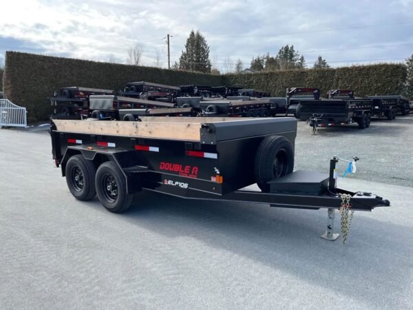 Lamar 83X16 Heavy Duty (14K) Gooseneck Dump Trailer - 6 Cylinder - Image 4
