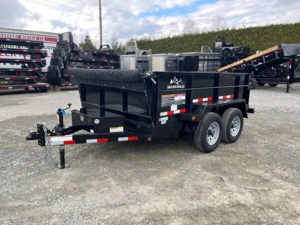 hydraulic dump trailer 7′ X 10′ Dump w/ 26″ Walls - Image 2