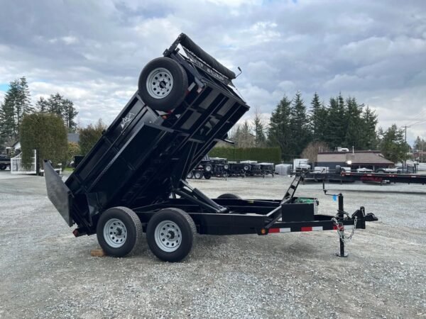 hydraulic dump trailer 7′ X 10′ Dump w/ 26″ Walls