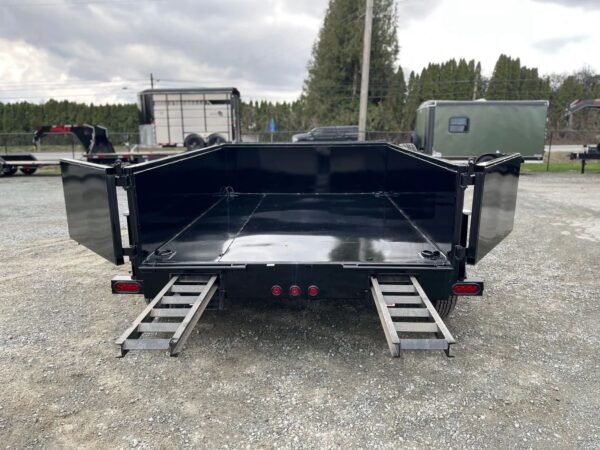 hydraulic dump trailer 7′ X 10′ Dump w/ 26″ Walls - Image 4