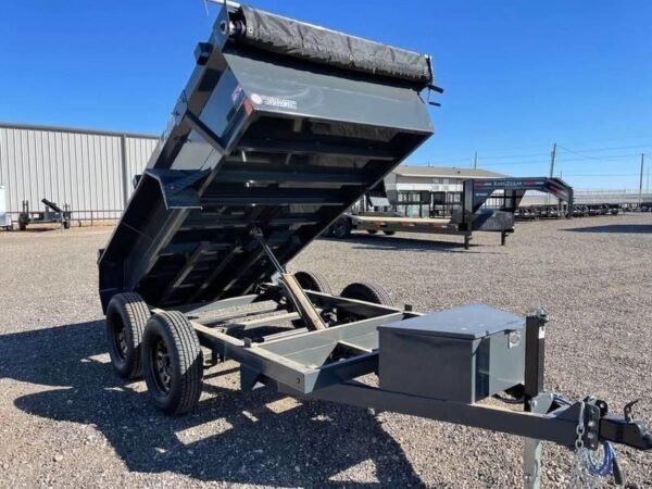 5X10 (7K) Dump Trailer -Ramps - Tarp Kit - Image 4