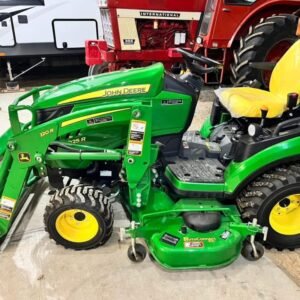 John Deere Tractor 1025R Mower Front Heard Loader