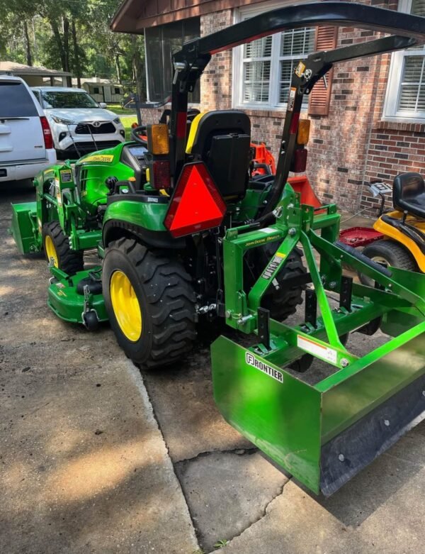 John Deere Tractor 2025R Mower Front End Loader - Image 5
