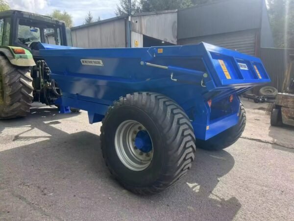 Factory Wholesale 3 Ton 5 Ton 7 Ton 4-Wheel Farm Utility Mobile Mini Dump Trailer for Tractor Trailer Applications